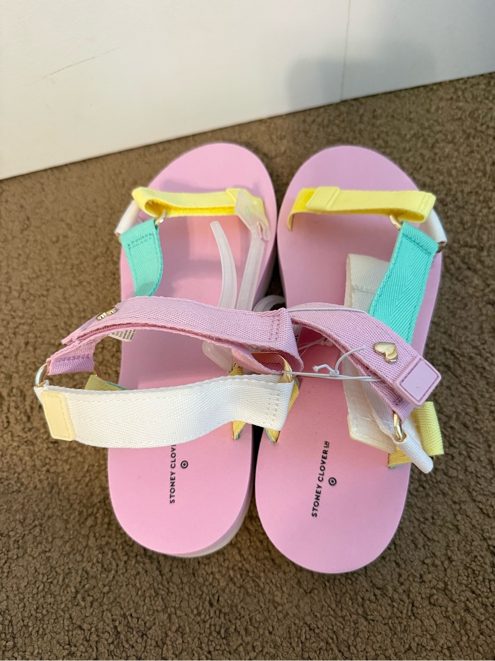 Stoney Clover Pink Multi-Color Sandals
